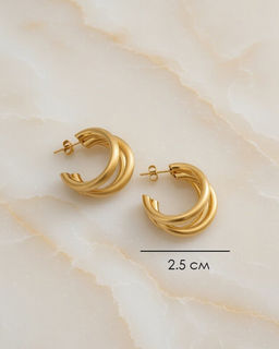 Стильные серьги