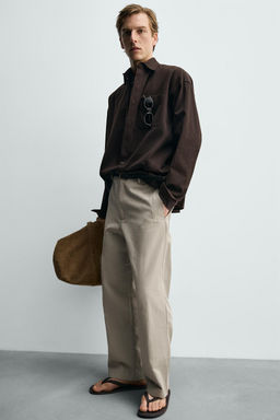 PANTAL?N RELAXED FIT ALGOD?N - LINO / Vis?n - Zara фото 6