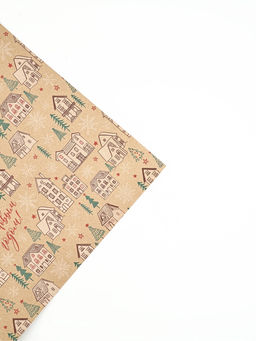 Набор упаковочной бумаги «Новогодняя», 4 листа, 70 × 100 см