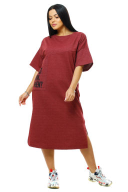 Платье женское, цвет красный