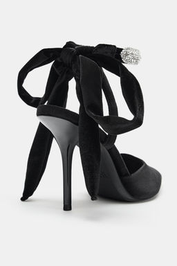 RHINESTONE SLINGBACK SHOES - Zara фото 4