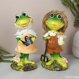 Фигурка Лягушка 2 штуки набор 15 см / 6162 /уп 96/