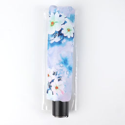 Зонт механический «Воздушные цветы», эпонж, 4 сложения, 8 спиц, R=48/55 см, d=96 см, МИКС