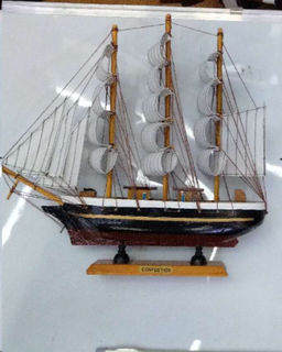 Макет парусного корабля 32х32 см / 3328G /уп 18/