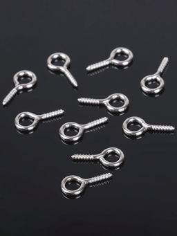 Цена за 2 шт. Штифт винтовой для кулона СМ-936, (набор 10 шт.) 1.4?0.7?0.15 см, цвет серебро