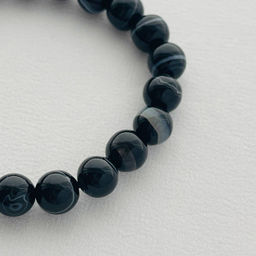 Браслет из полосатого Агата 17 см