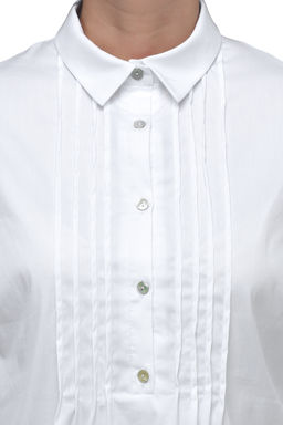 Блуза белая офисная - Olsi фото 7