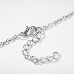 Чокер Полумесяц фазы луны, цветной в серебре, 35 см - Queen fair фото 3