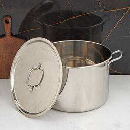 Кастрюля ОБЩЕПИТ 20л (d35см, h23см) сварной, клеп.руч. арт.КТ-ОБ-22