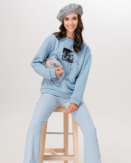 Свитшот с начёсом и шёлкографией SDP003 - Sahar art lab фото 10