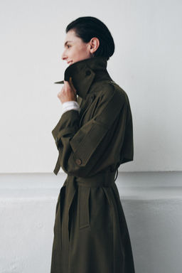 ZW COLLECTION LIMITED EDITION OVERSIZE TRENCH COAT - Zara фото 4