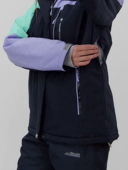 Горнолыжный костюм женский зимний фиолетового цвета 02818F - Mtforce фото 6