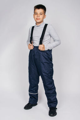 Брюки детские утепленные на синтепоне 10380 Черный* 1200 Lets go - Let's go фото 6