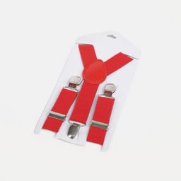 Подтяжки детские, ширина 2,5 см, цвет красный - Simaland фото 4