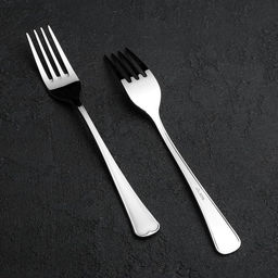 Цена за 6 шт. Вилка столовая «Мондиал», длина 19,8 см, толщина 2,5 мм, цвет серебряный