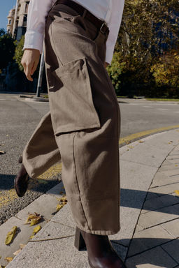 CARGO BALLOON TROUSERS - Zara фото 6