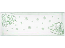 Полотенце х/б 9с23.111ж1 Снеговик и домик1(ДТЭ травка) 50х140см