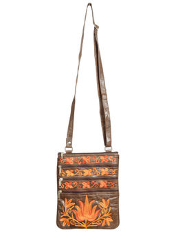 Сумка натуральная кожа через плечо №1114/63 - Ганг фото 2