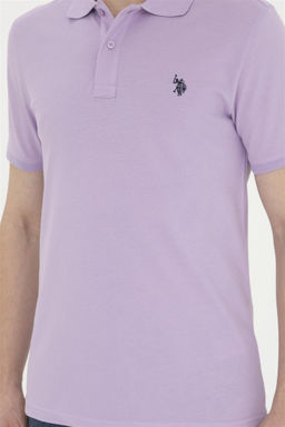 U. S. Polo Assn / Мужская сиреневая базовая футболка - U.s. polo assn фото 6