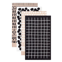 Набор кухонных полотенец Доляна LOVE ETHNIC 35х60см-4шт, 100% хлопок  фото 2