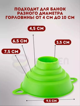 Воронка для банки (3722) 9 см