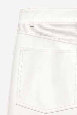 LEATHER BIKER TROUSERS LUDOVIC DE SAINT SERNIN x ZARA  фото 4