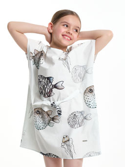 Платье Boho для девочки UD 7926 рыбки - Mini maxi фото 2