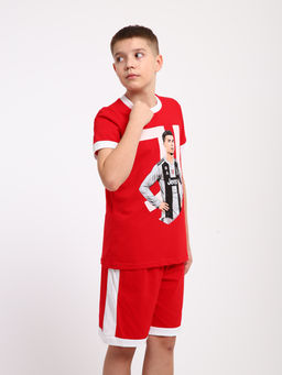 Пижама "Футбол" красный