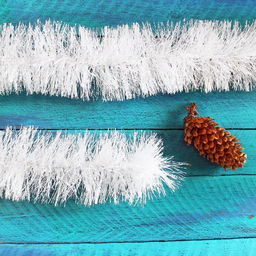 Цена за 10 шт. Мишура Снежок d=7,5 см - Simaland фото 2