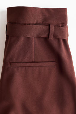 Pantal?n paper bag con cintur?n - H&m фото 4