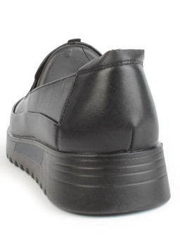 03-5306 BLACK Полуботинки женские (натуральная кожа)