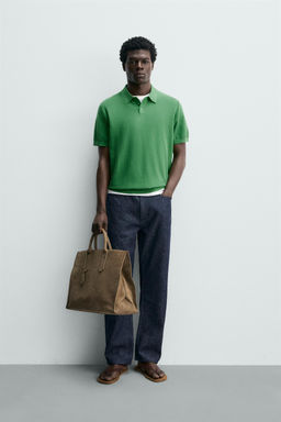 POLO PUNTO REGULAR FIT PIQU? / Verde