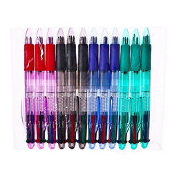 Цена за 12 шт. Ручка шариковая, автоматическая, 4-х цветная, МИКС - Calligrata фото 11