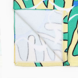 Полотенце-пончо детское махровое Крошка Я Акулы 60*120см, 100% пэ, микрофибра  фото 4