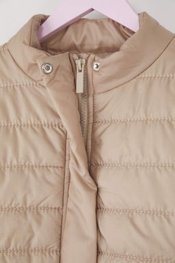 Gold Duz/Basic Kal?n Dik Yaka Regular K?z Cocuk Mont TKDAW26MO00015 - Trendyolmilla фото 2