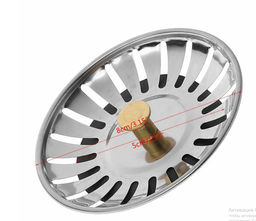 Сито - фильтр для раковины на кухне из нержавеющей стали