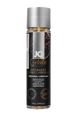 Съедобный лубрикант на водной основе JO Gelato Double Chocolate, со вкусом двойной шоколад, 120 мл