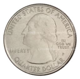 Монета 25 центов (1/4 доллара) 2020 года P США Национальные парки №55 Национальный заповедник Толлграсс-Прери