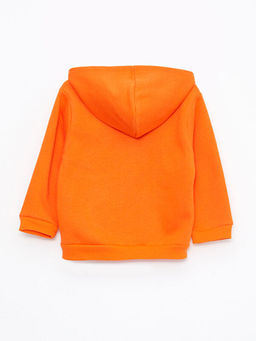 Kap??onlu Uzun Kollu Basic K?z Bebek Fermuarl? Sweatshirt - Waikiki фото 2