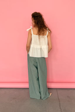 Брюки СЕТ001Б/06/Зеленый, белый - M&G all natural фото 10