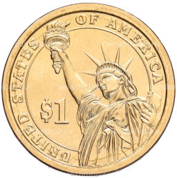 Монета 1 доллар 2013 года (D) США 26-й президент США Теодор Рузвельт