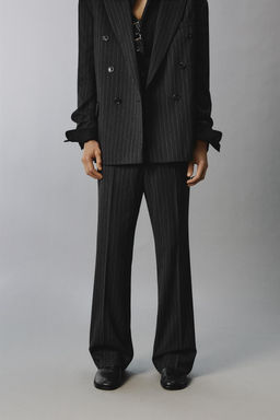 PINSTRIPED SUIT TROUSERS - Zara фото 2