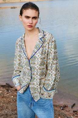 Camisa resort en popelina - H&m фото 2