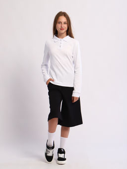 Футболка-поло София белый - Ладошки фото 3