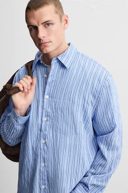 CONTRAST STRIPED SHIRT - Zara фото 5