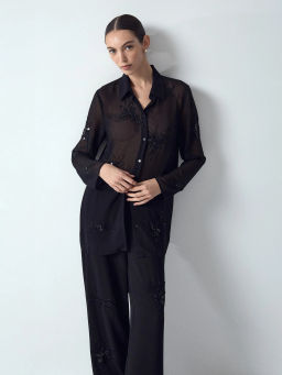 ЕМКА / Рубашка с узором из бисера - Emka фото 2