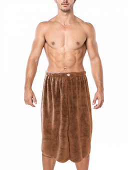 Юбка для сауны мужская коричневый 75x140 - Denastia фото 2