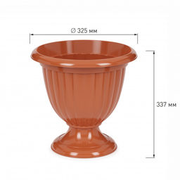 Вазон "Жасмин" 9л белый М1395