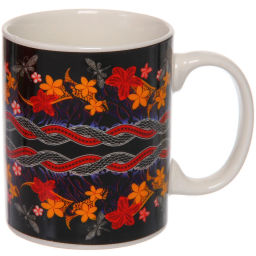 Цена за 3 шт. Кружка керамическая 330мл "Аромат цветов"