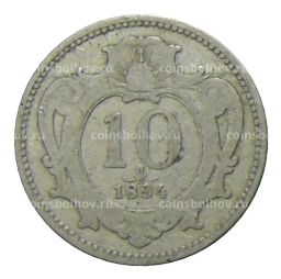 10 геллеров 1894 года Австрия
